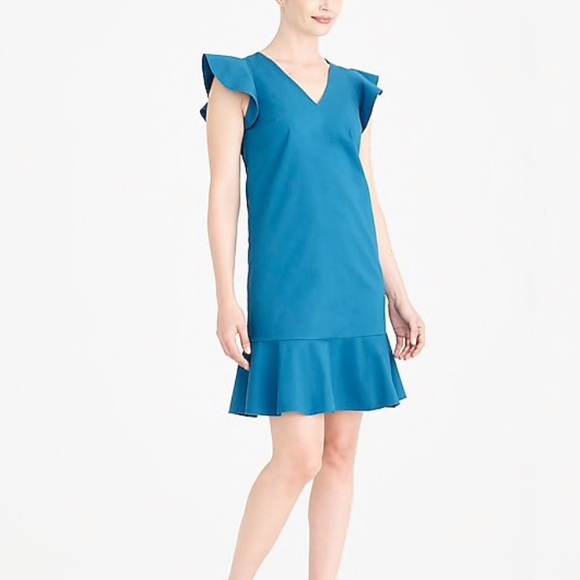 J.Crew Factory Ruffle Tank Dress - Picture 1 of 7